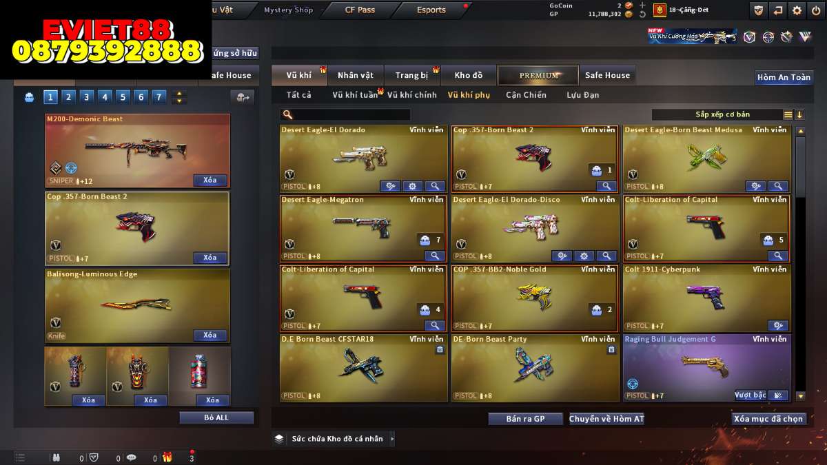 shop acc cf uy tin gia re